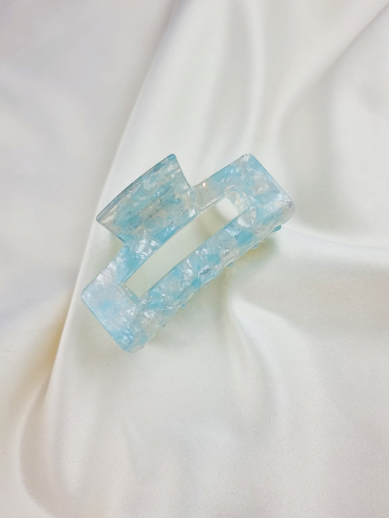 Edged Haarklammer - Blue - SPANGE