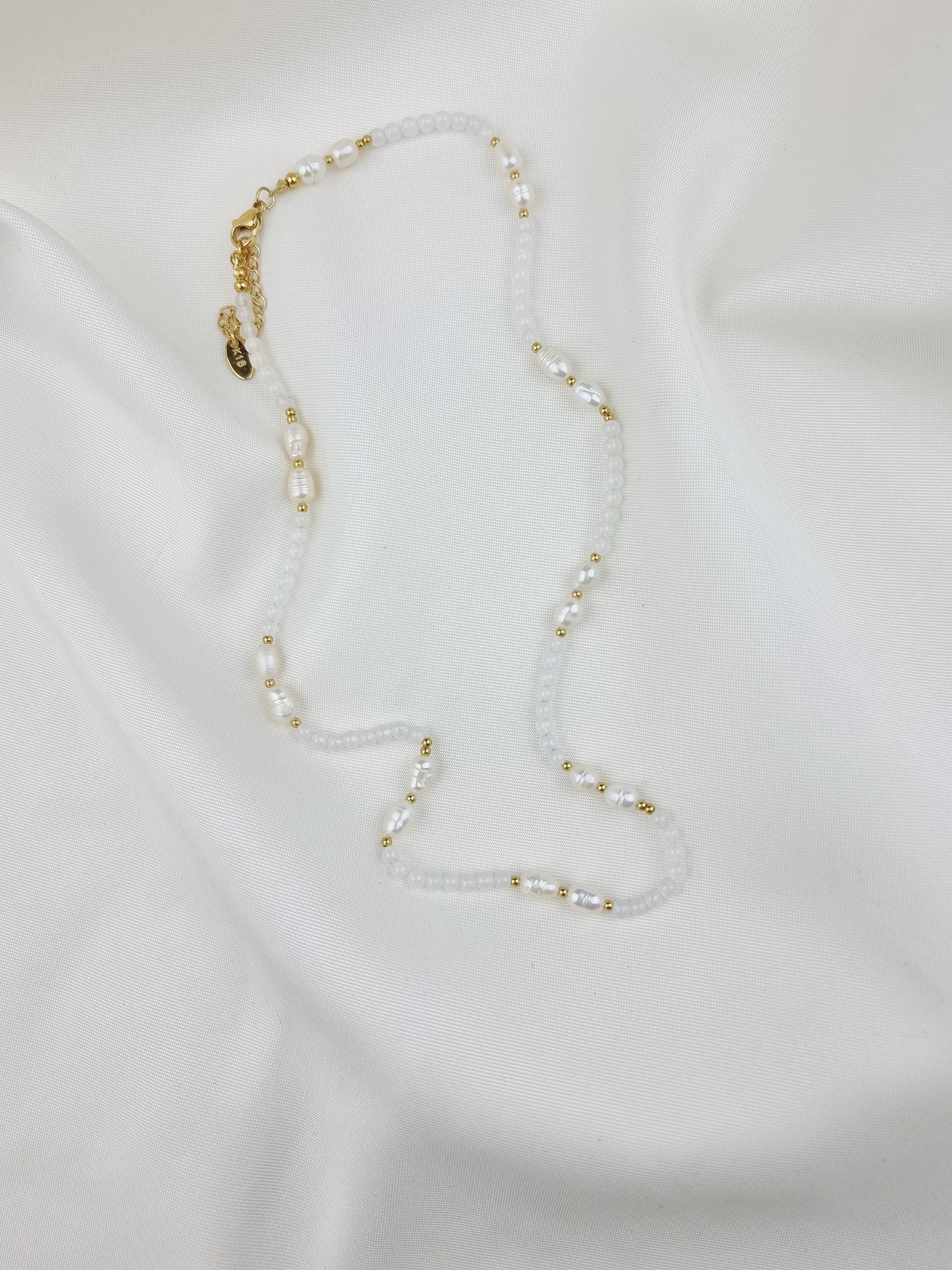 Organic Cleo Pearl Necklace
