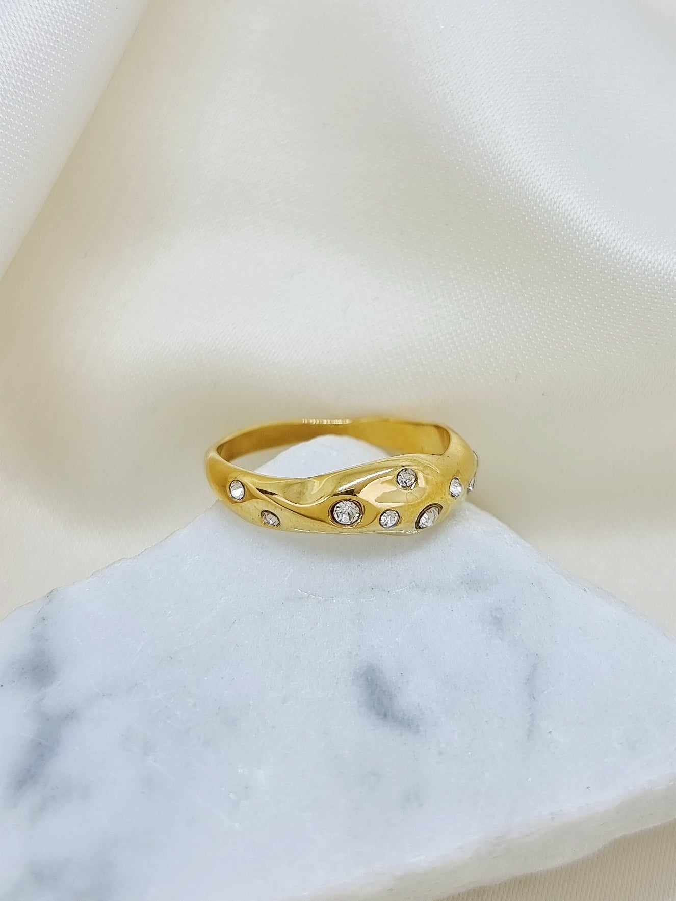 Organic Jewel Ring