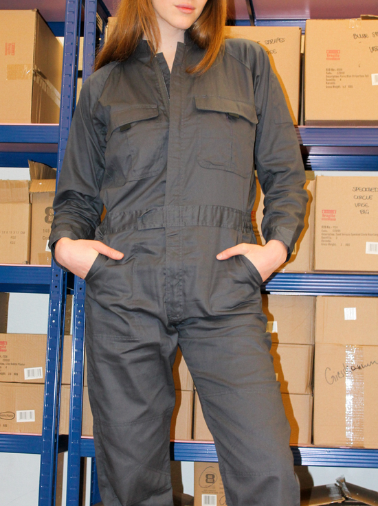 Load image into Gallery viewer, SIGHT Japanese Workwear Jumpsuit - Dark Grey
