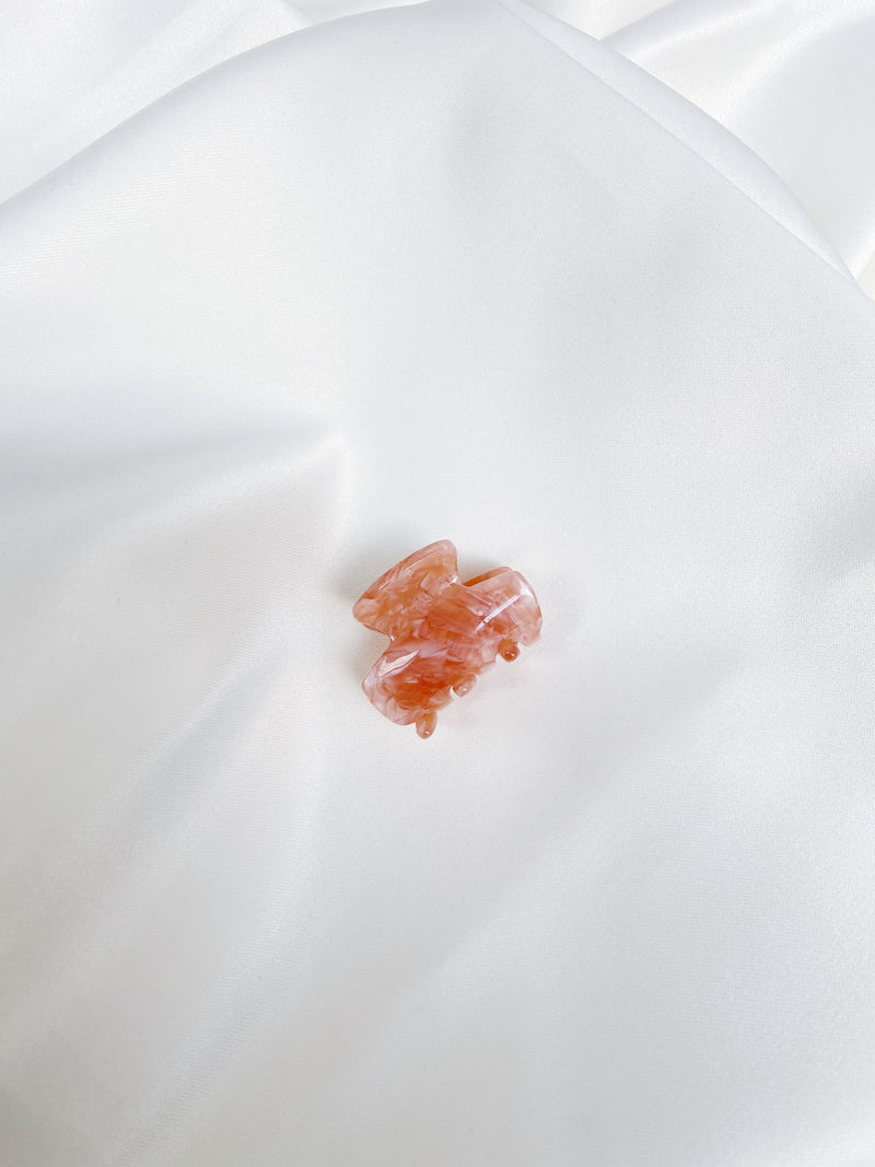 Mini Haarklammer - Salmon - SPANGE