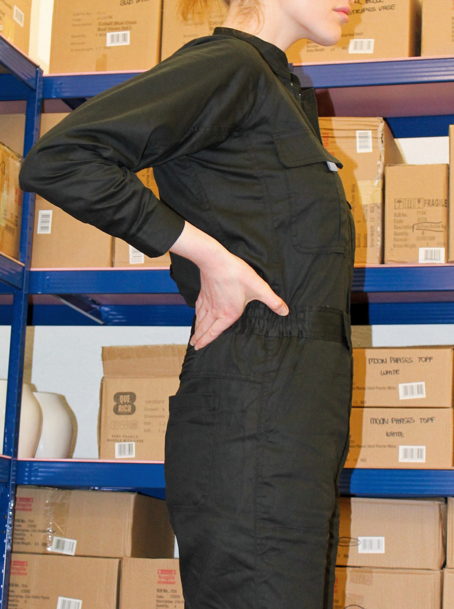 SIGHT Japanese Workwear Jumpsuit Black KITSCH BITCH SIGHT STORE