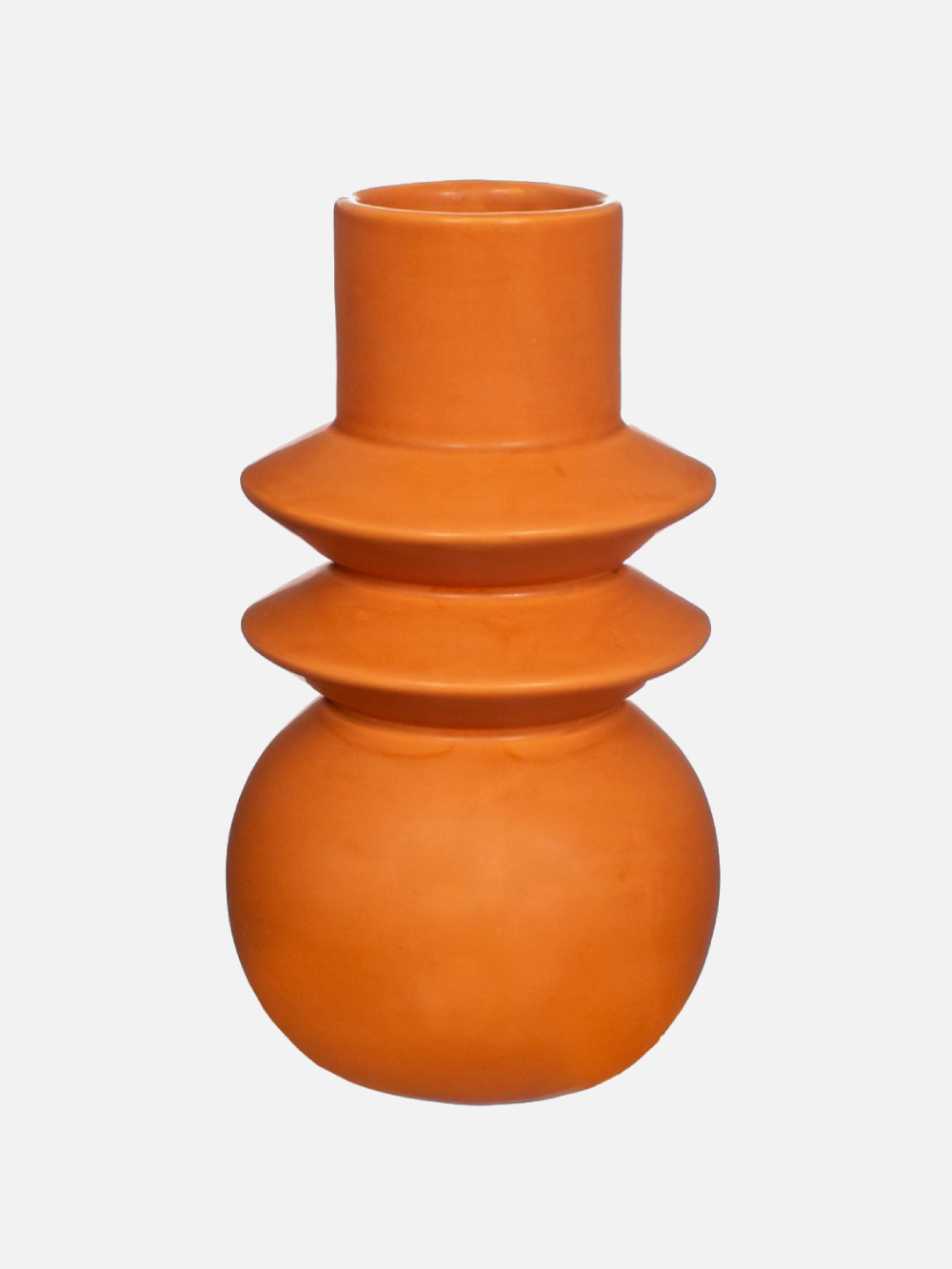 Lade das Bild in den Galerie-Viewer, Terracotta Angled Totem Vase
