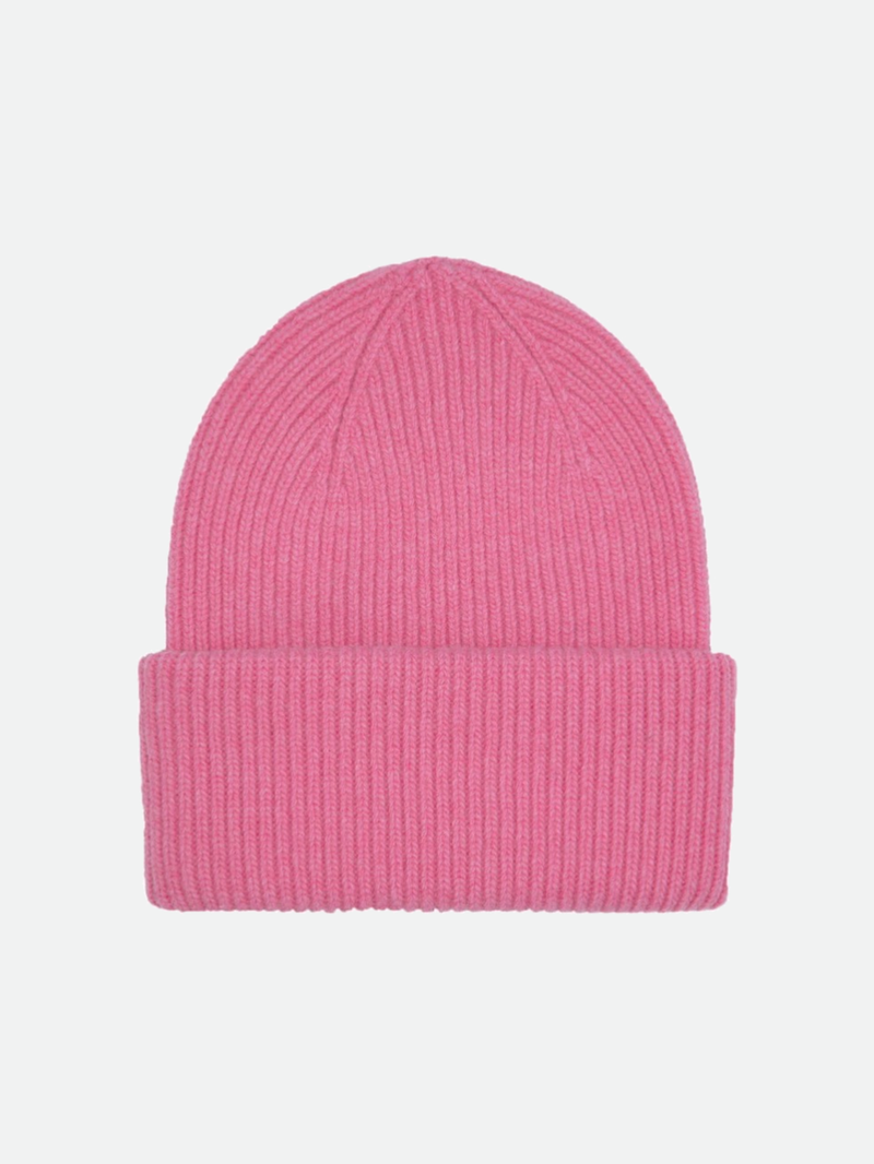 COLORFUL STANDARD Merino Wool Hat Various Colors - Bubblegum Pink - Beanie