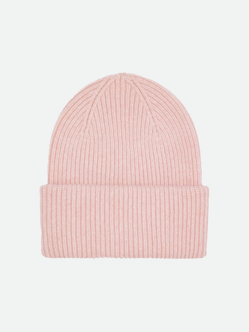 COLORFUL STANDARD Merino Wool Hat Various Colors - Faded Pink - Beanie