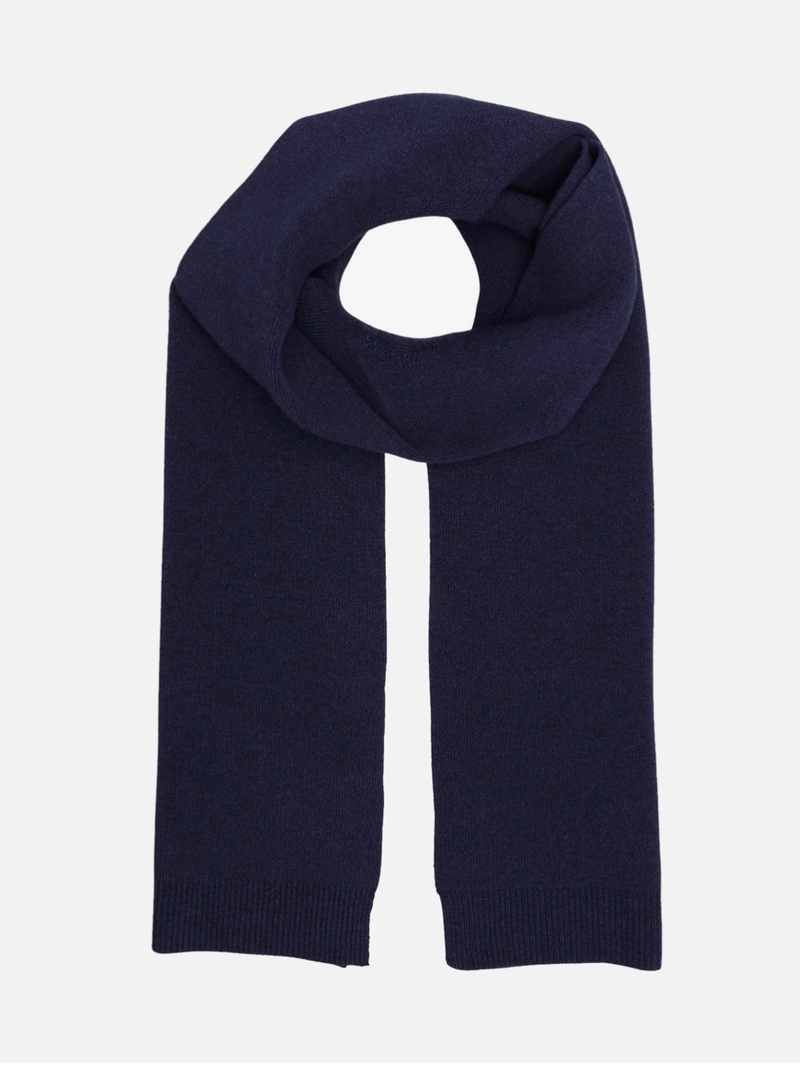 COLORFUL STANDARD Scarf Various Colors - Navy Blue - Schal