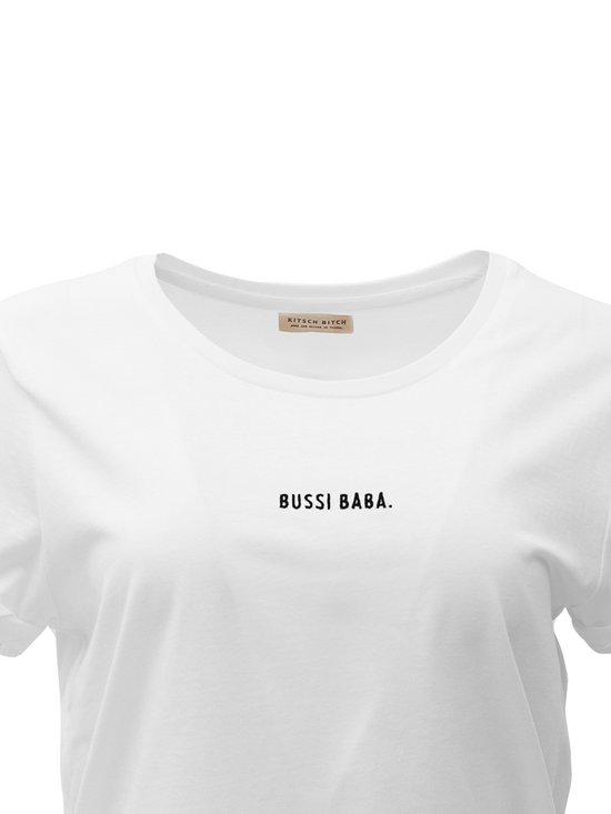 KITSCH BITCH Bussi Baba Embroidery Roll Up T-Shirt