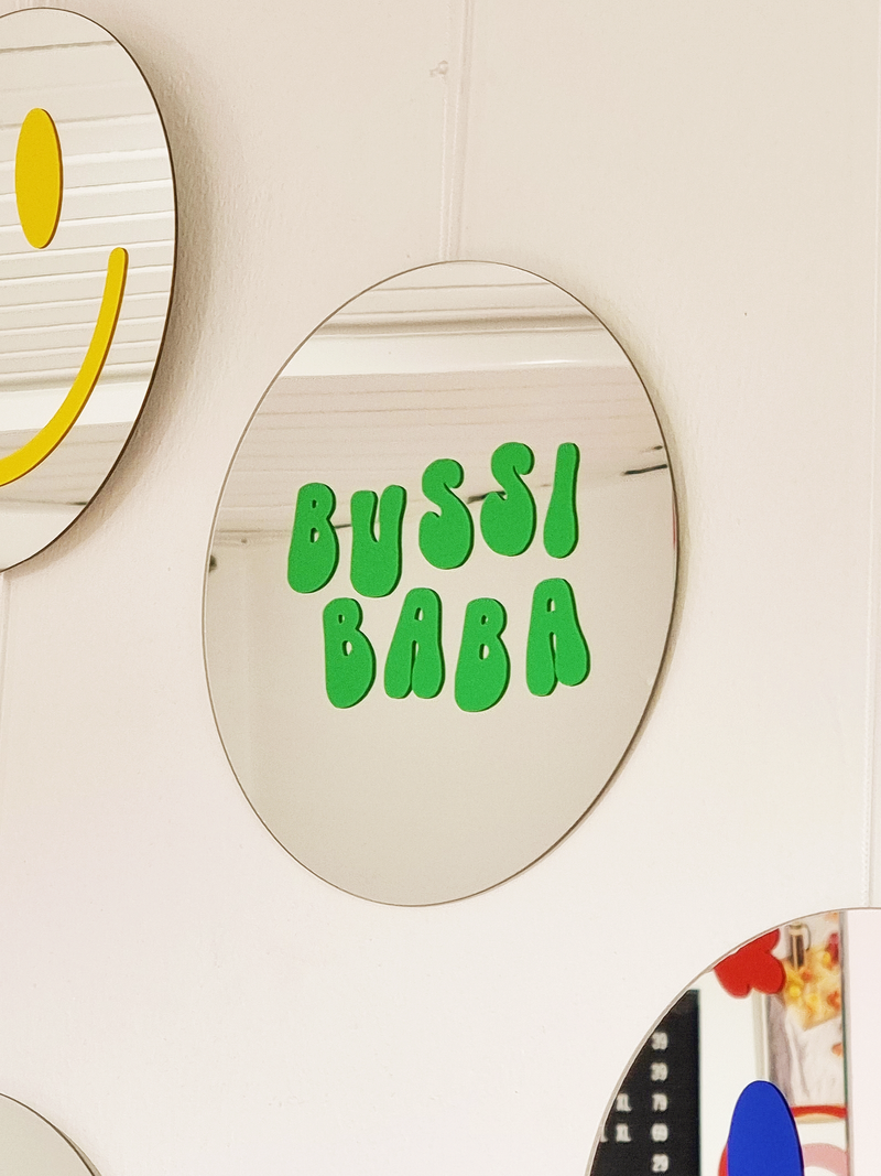 Bussi Baba Mirror - Green - Spiegel
