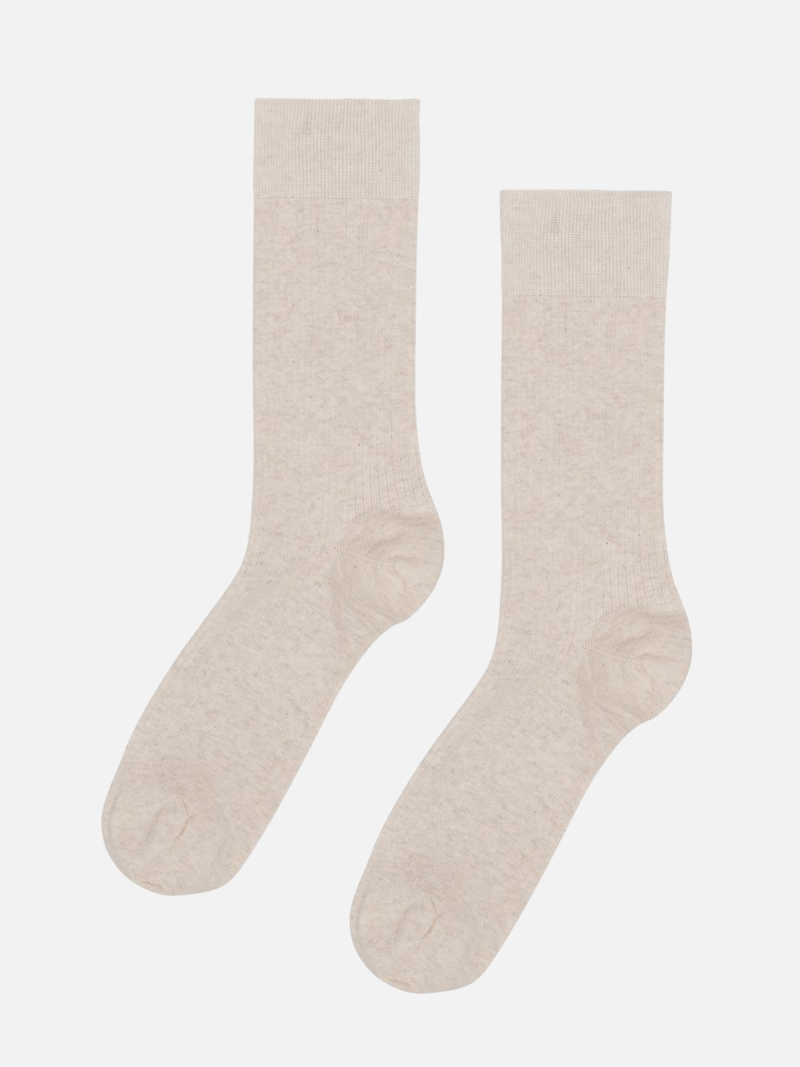 COLORFUL STANDARD Organic Socks - Ivory White / 36-40 - Socken