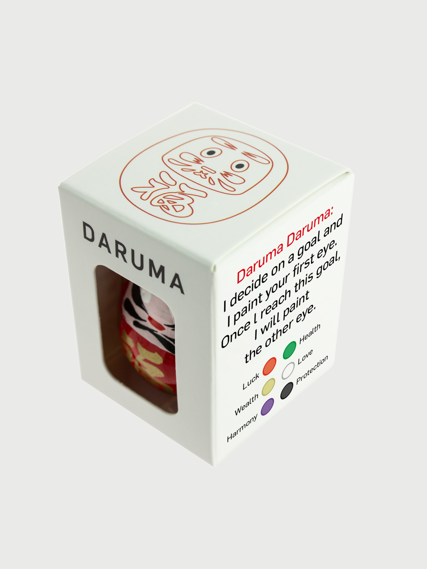 Small Daruma - different meanings and colours
