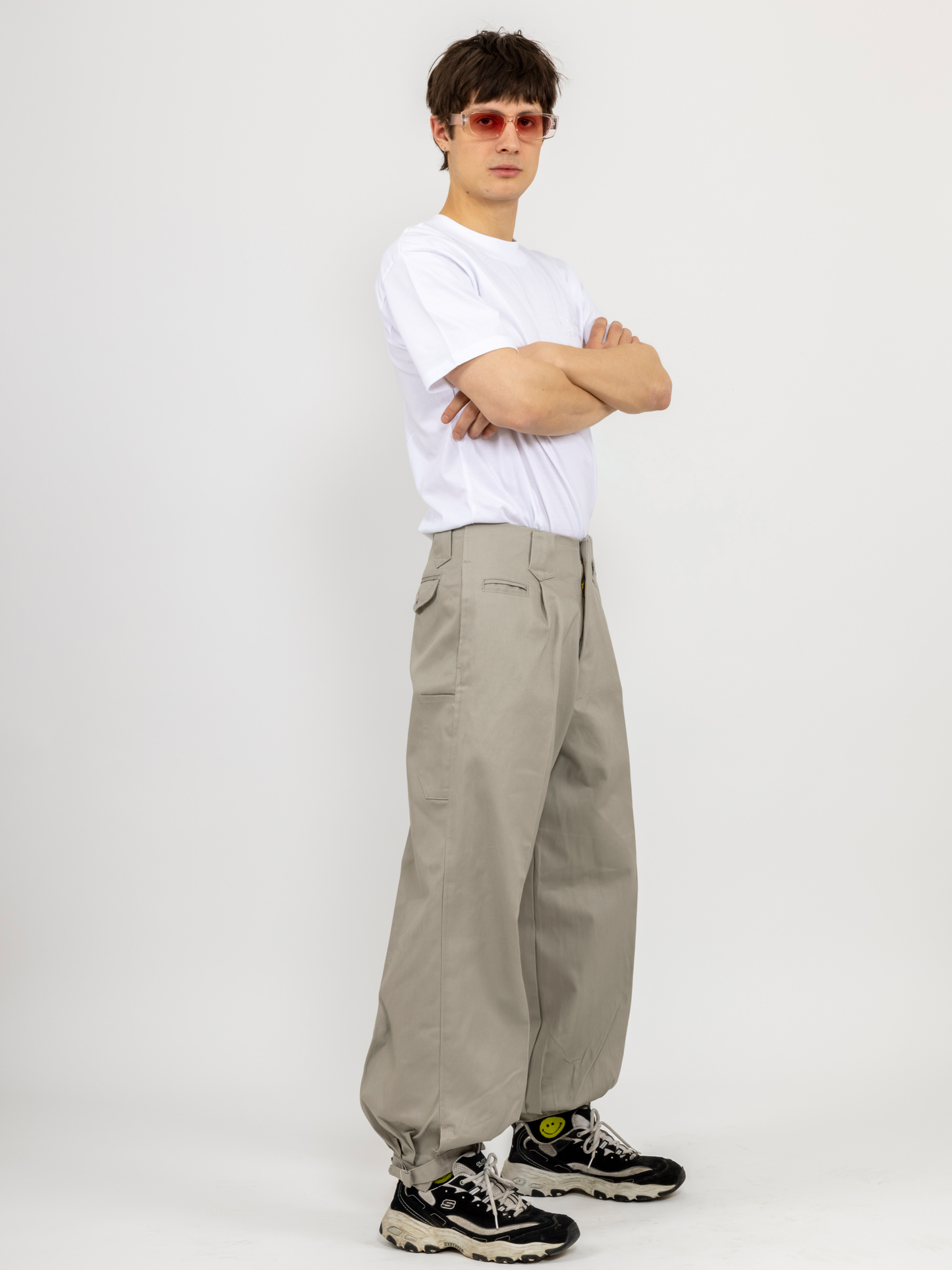 SIGHT Japanese Workwear Pants  - Ash Grey