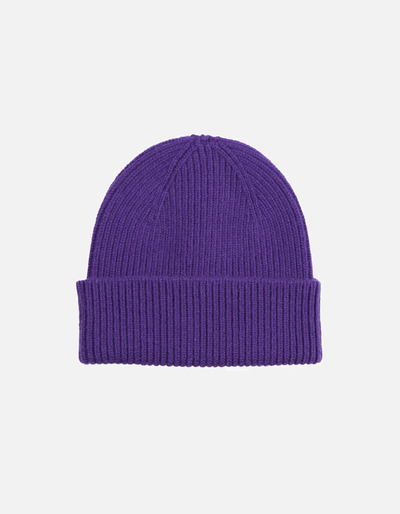 COLORFUL STANDARD Beanie Merino Wool Various Colors - Ultra Violet - Beanie