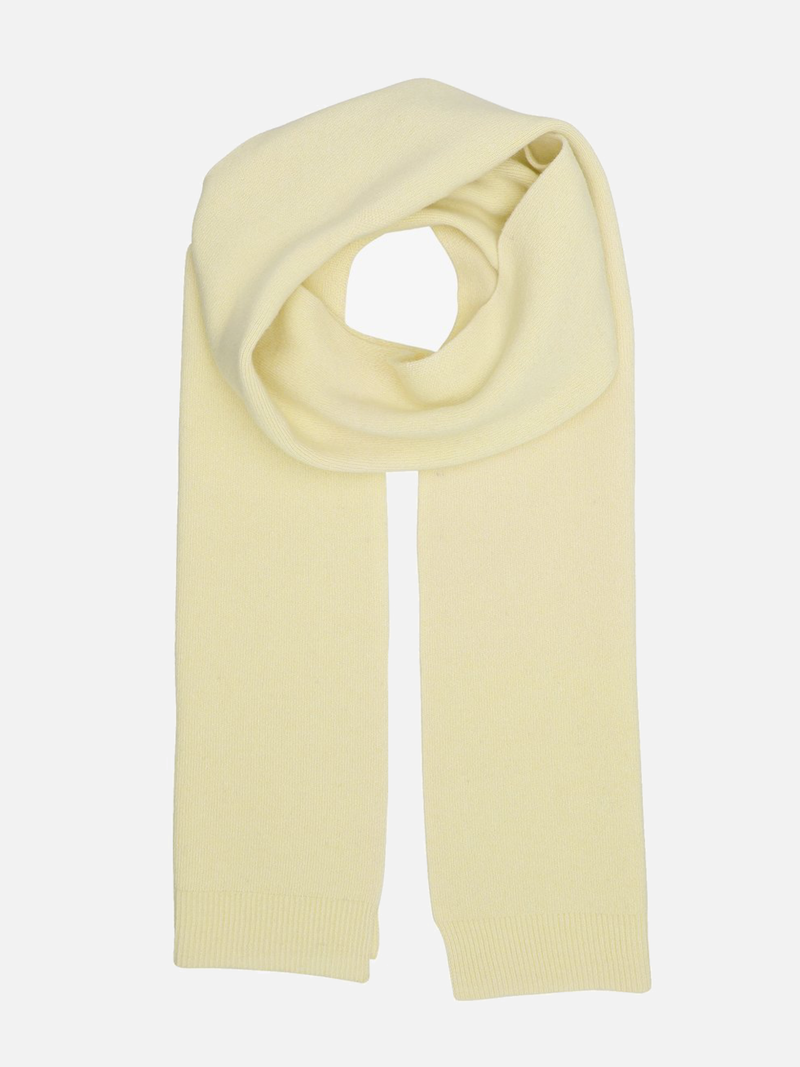 COLORFUL STANDARD Scarf Various Colors - Soft Yellow - Schal