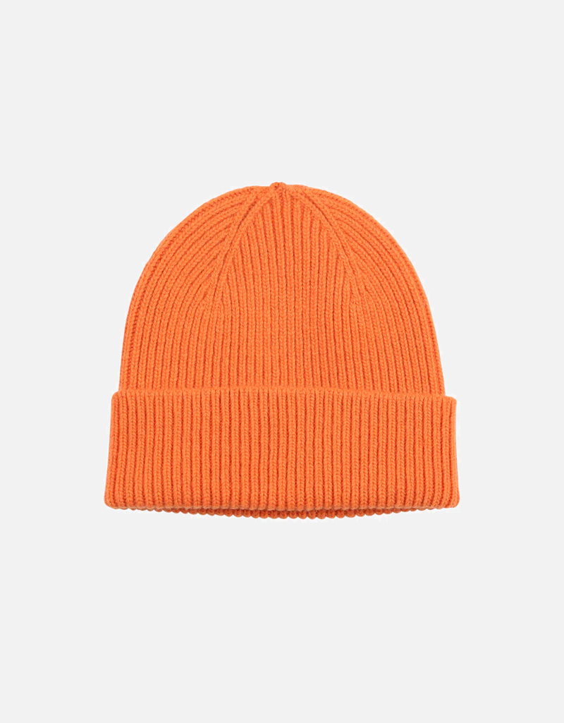 COLORFUL STANDARD Beanie Merino Wool Various Colors - Burned Orange - Beanie