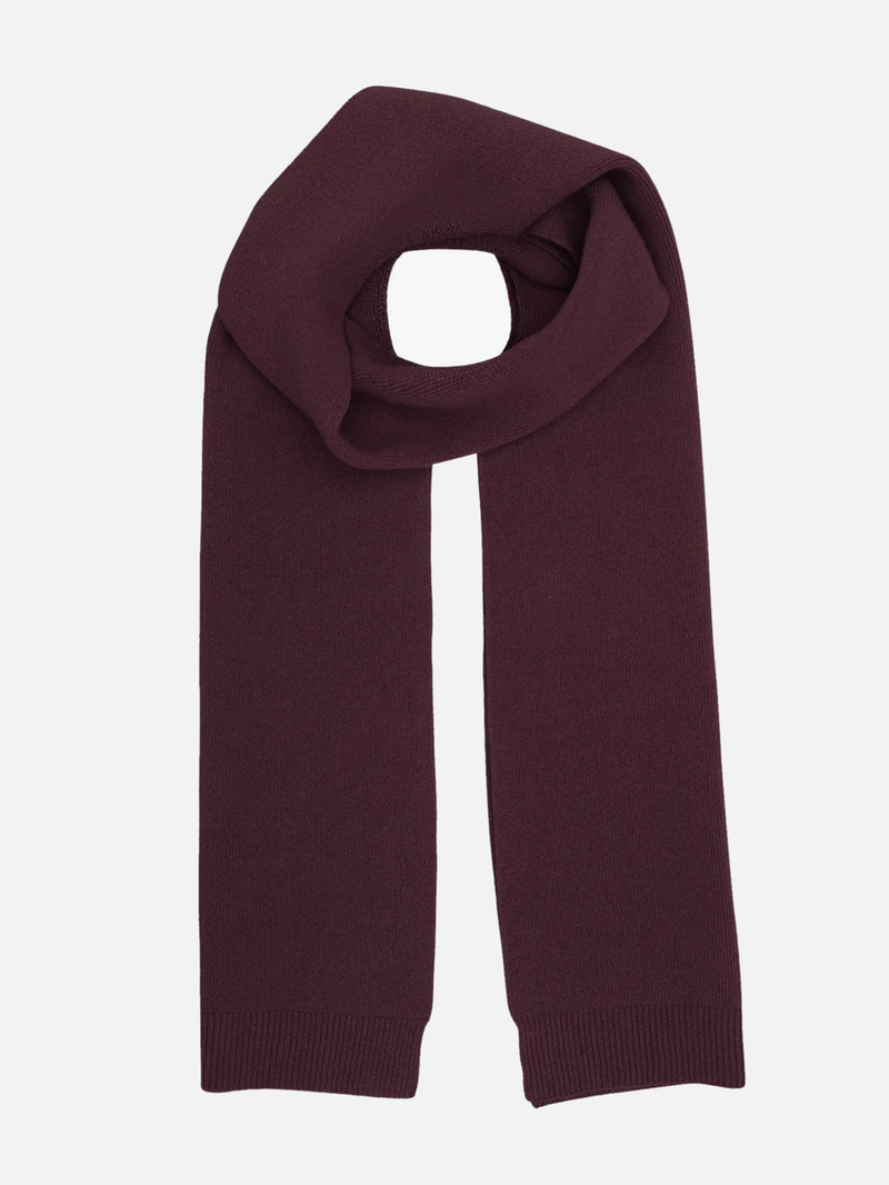 COLORFUL STANDARD Scarf Various Colors - Oxblood Red - Schal