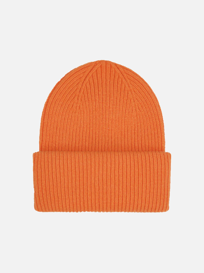 COLORFUL STANDARD Merino Wool Hat Various Colors - Burned Orange - Beanie
