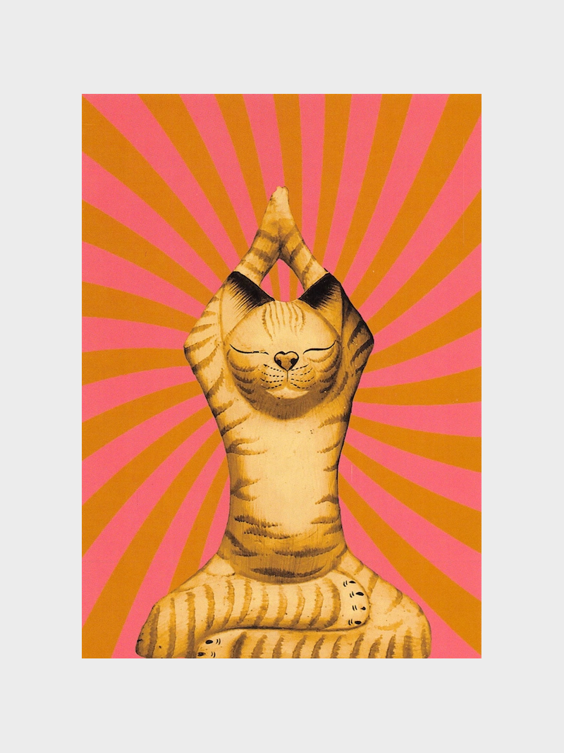 Yoga Cat card