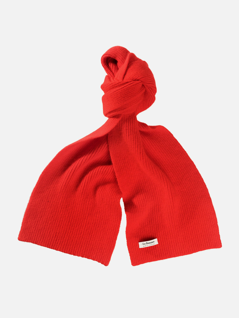 LE BONNET Scarf Crimson Red - Schal