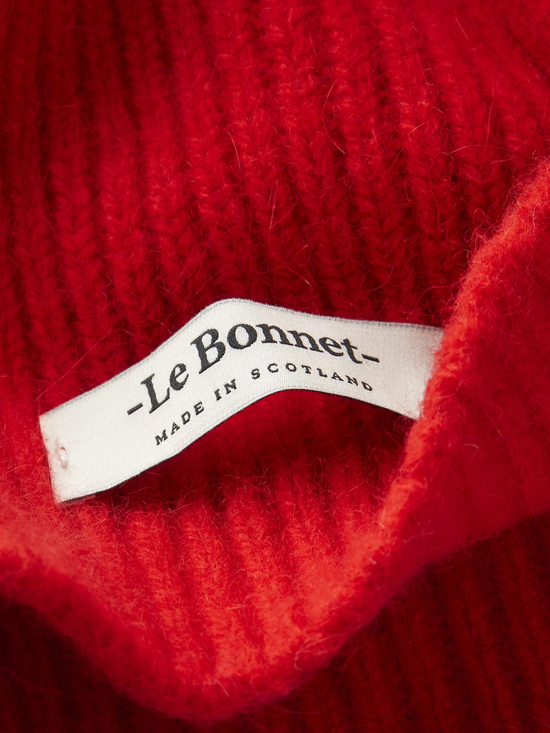 LE BONNET Scarf Crimson Red