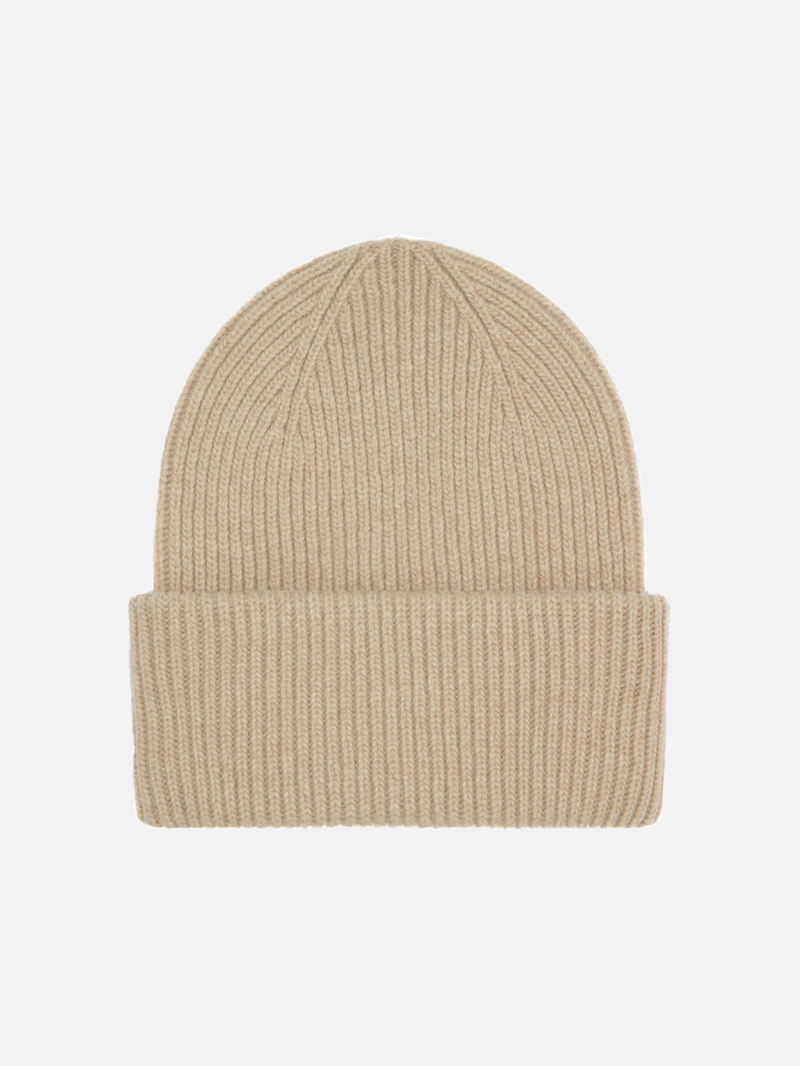 COLORFUL STANDARD Merino Wool Hat Various Colors - Desert Khaki - Beanie