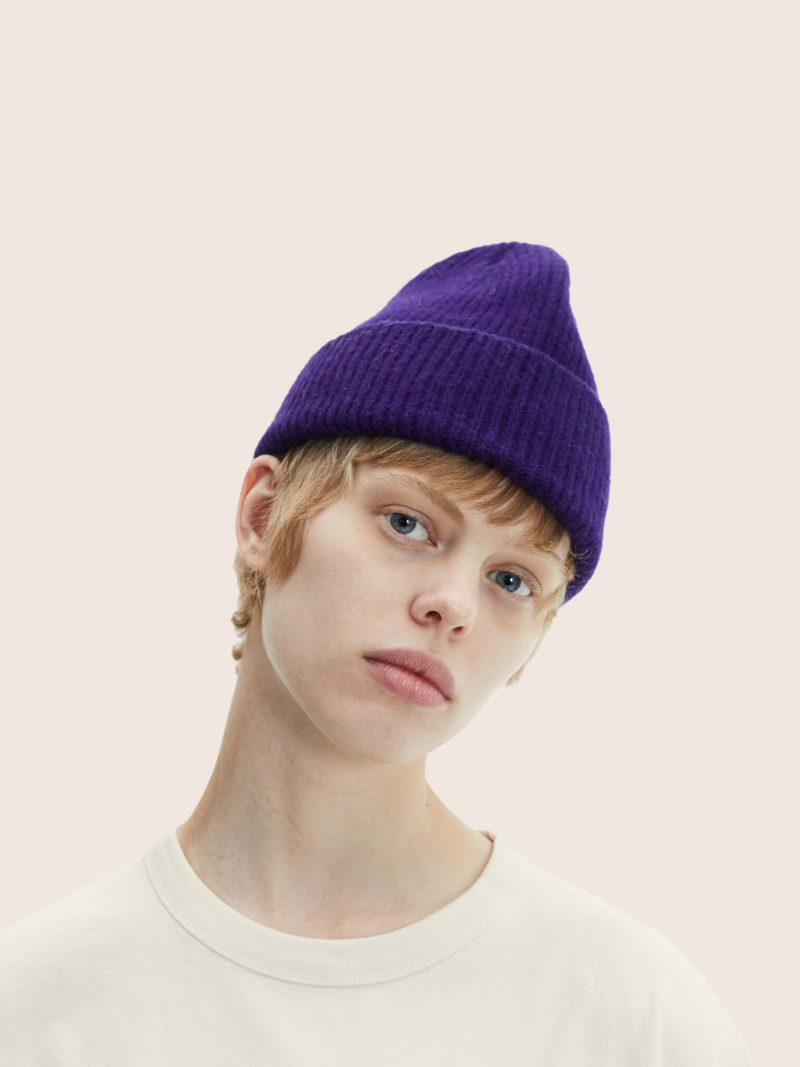 LE BONNET Beanie Indigo - Beanie