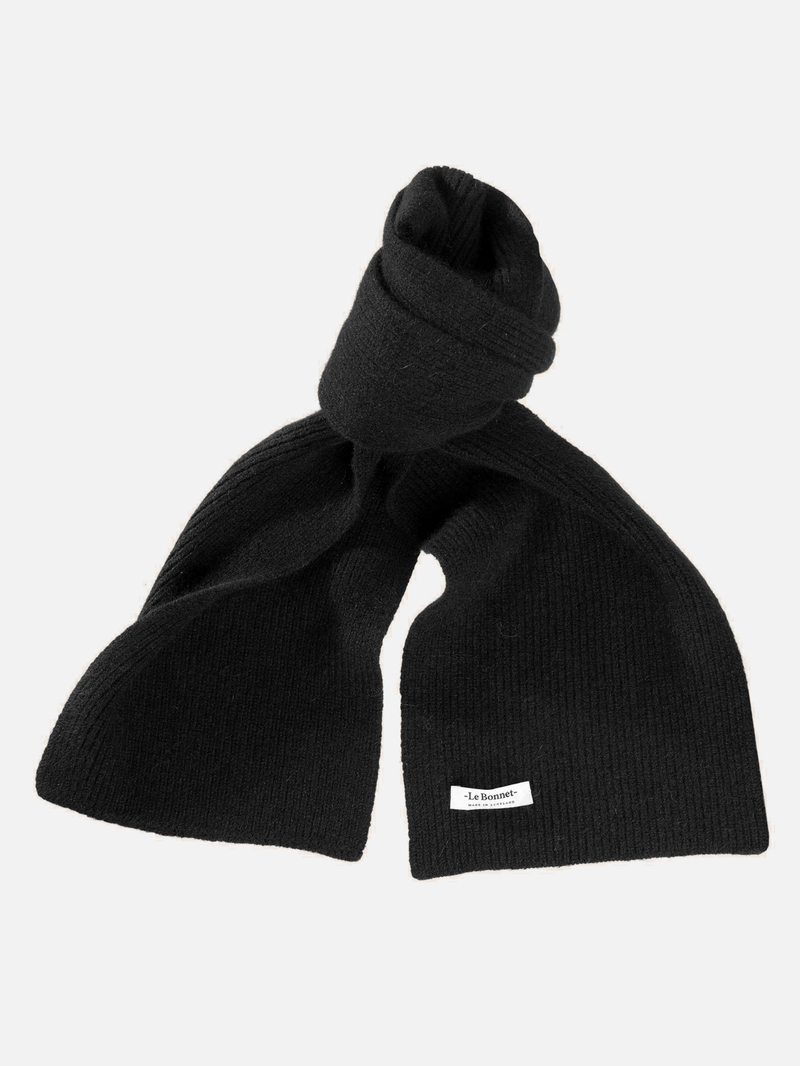 LE BONNET Scarf Onyx Black - Schal