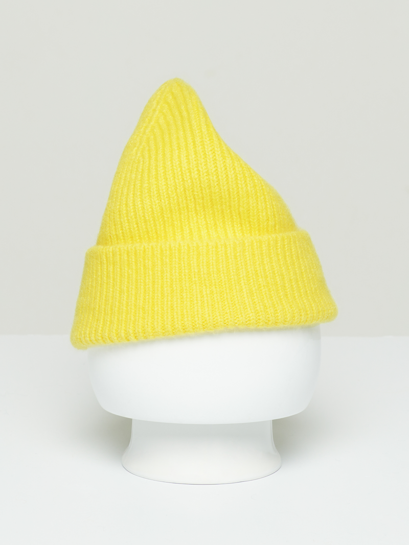 LE BONNET Beanie Acid Yellow - Beanie