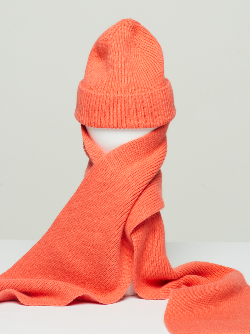 LE BONNET Scarf Salmon - Schal