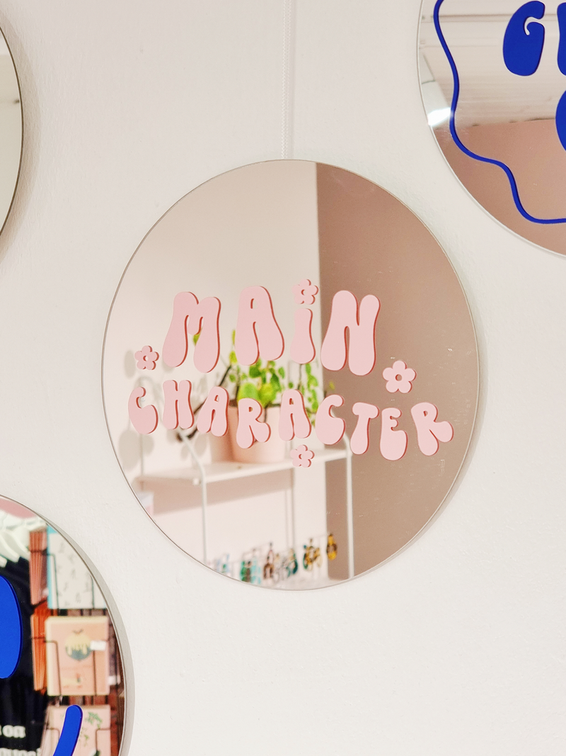 Main Character Mirror - Rosa - Spiegel