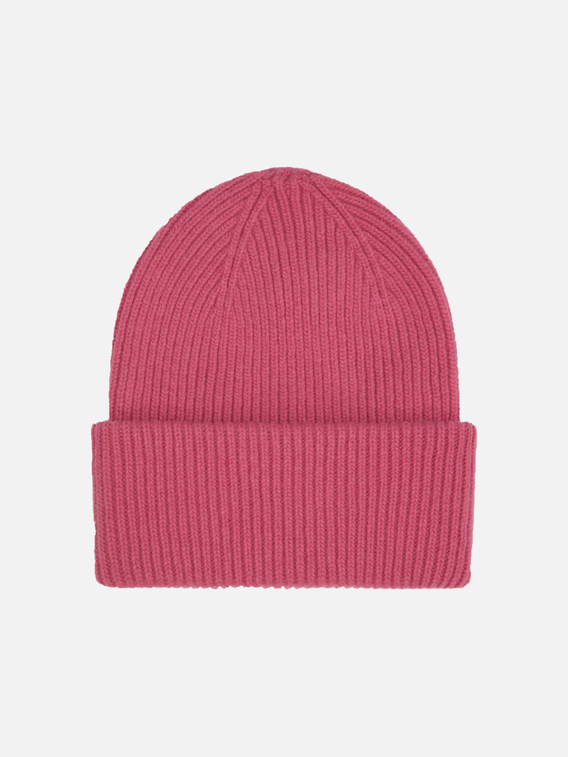 COLORFUL STANDARD Merino Wool Hat Various Colors - Raspberry Pink - Beanie