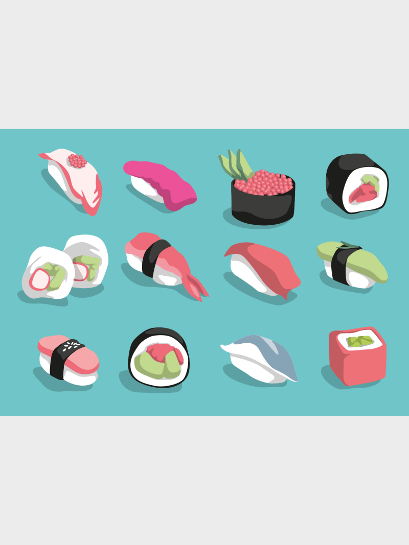 Lade das Bild in den Galerie-Viewer, Sushi Karte
