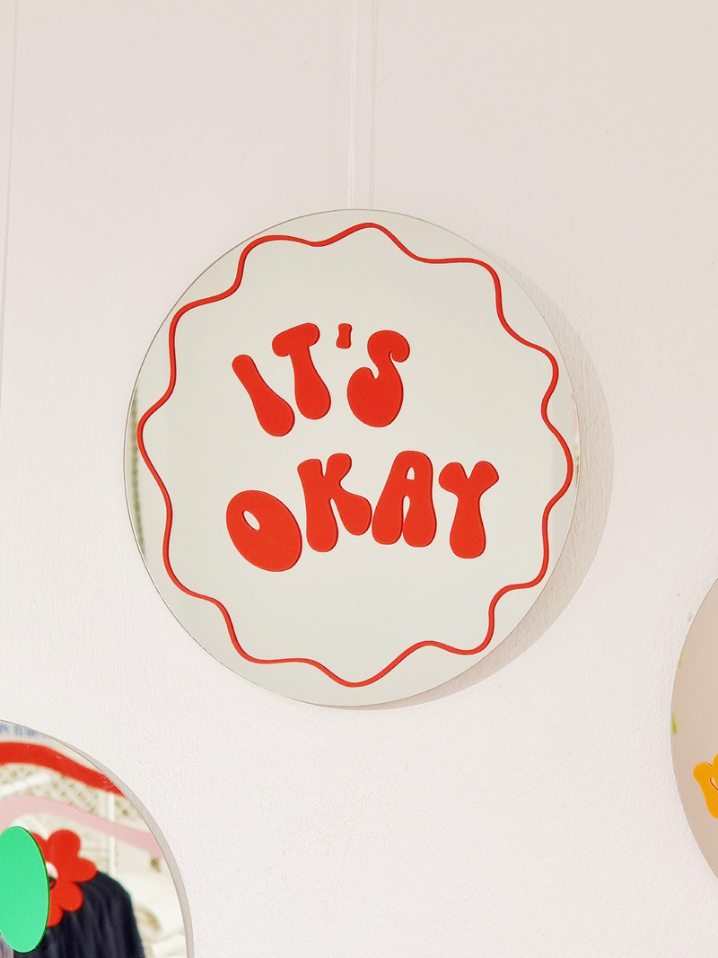 It’s Okay Mirror - Red - Spiegel