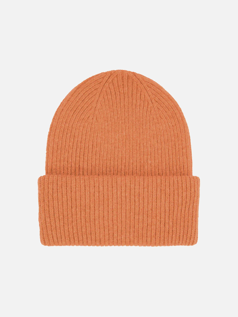 COLORFUL STANDARD Merino Wool Hat Various Colors - Sandstone Orange - Beanie