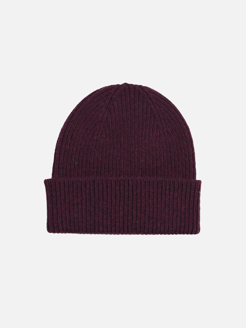 COLORFUL STANDARD Beanie Merino Wool Various Colors - Oxblood Red - Beanie