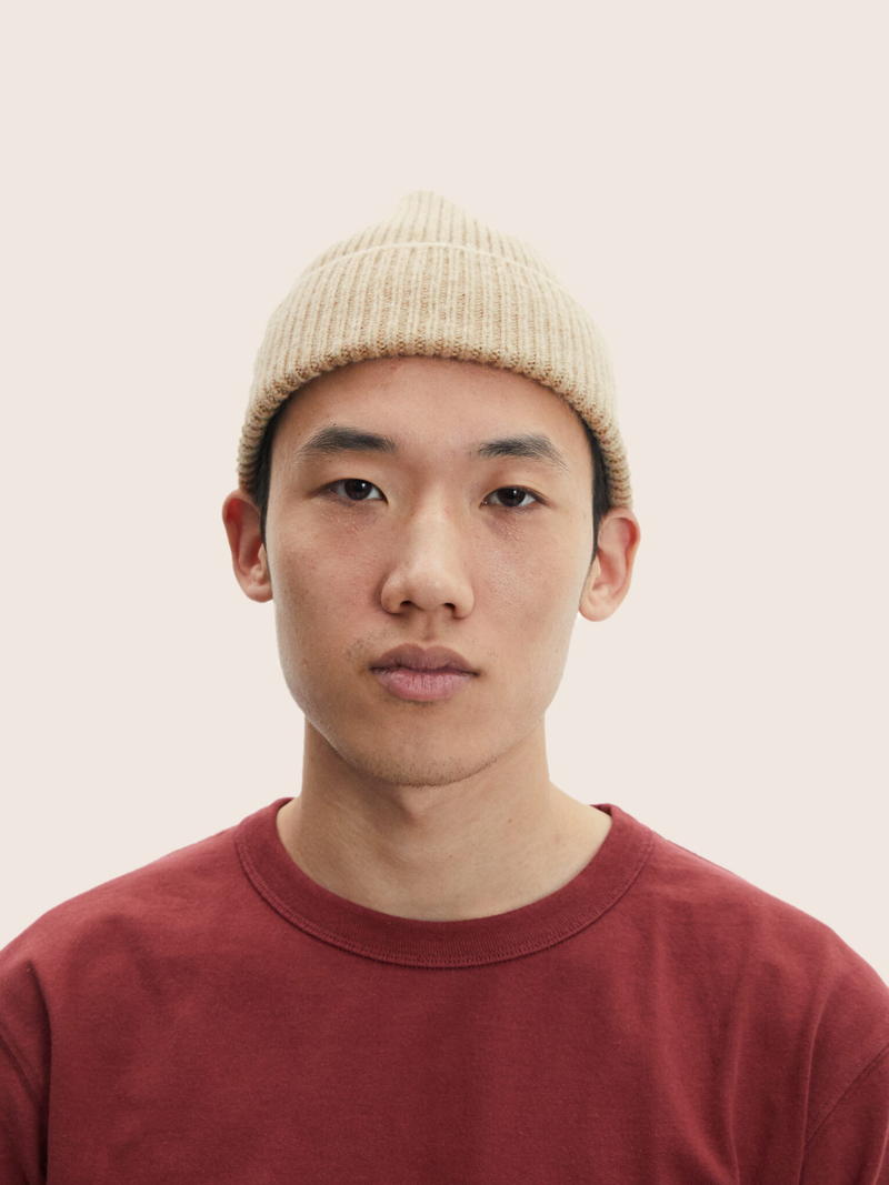 LE BONNET Beanie Sand - Beanie