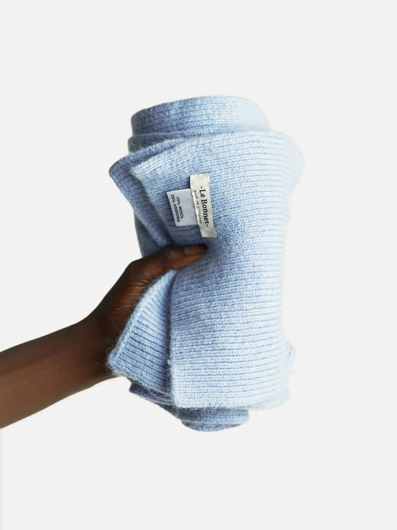 LE BONNET Scarf Light Blue Sky - Schal