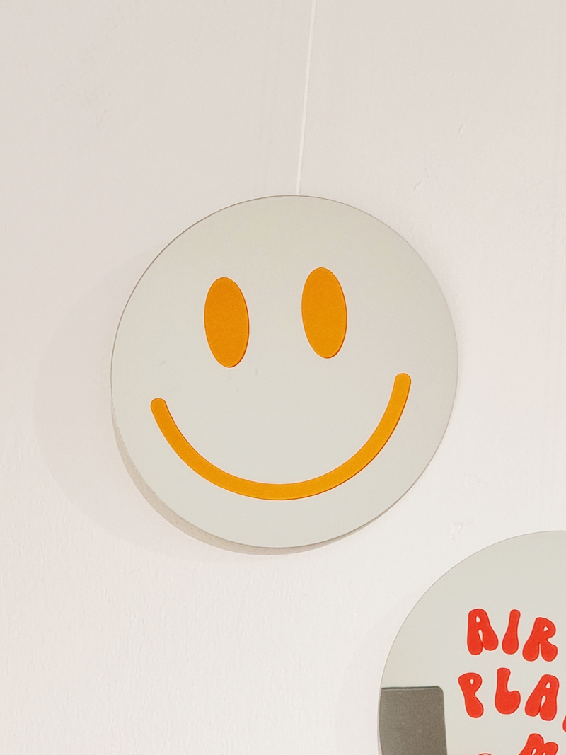Smiley Mirror - Orange - Spiegel