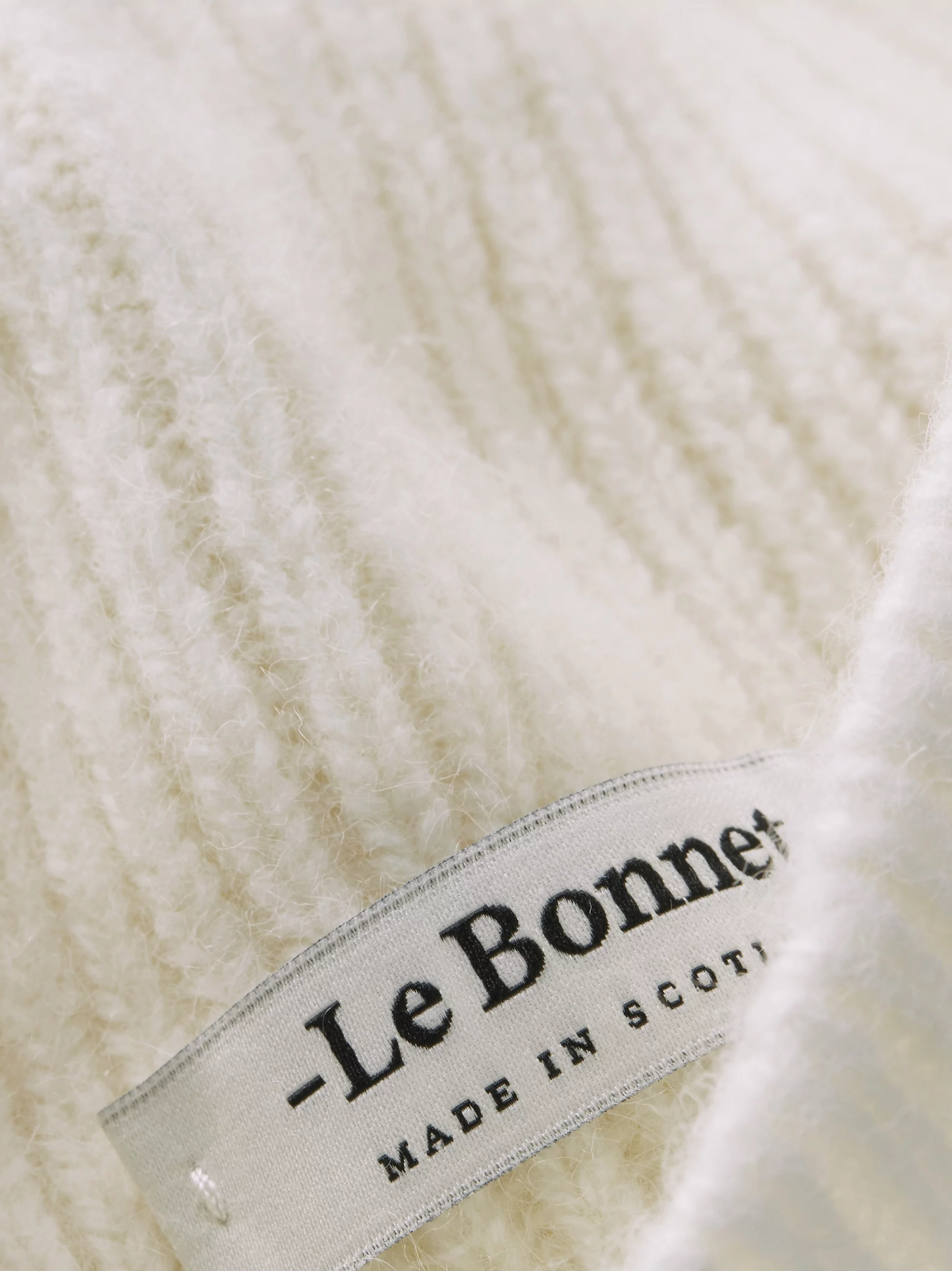 LE BONNET Scarf Snow - Schal