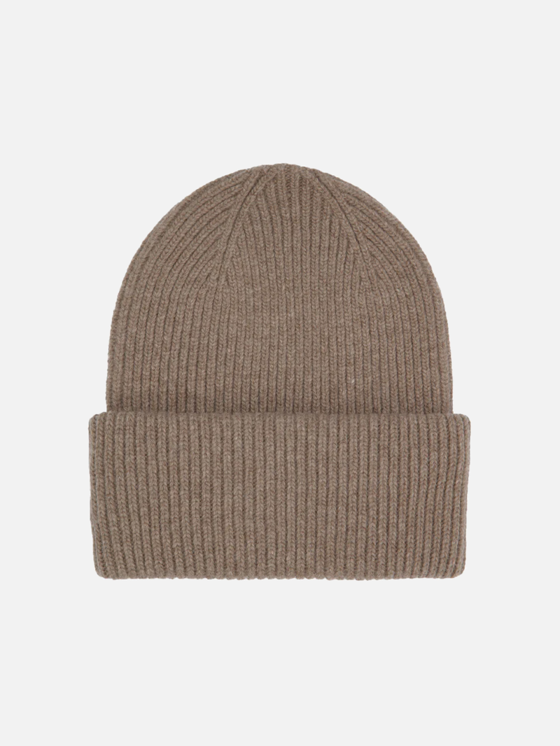 COLORFUL STANDARD Merino Wool Hat Various Colors - Warm Taupe - Beanie