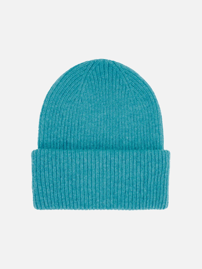 COLORFUL STANDARD Merino Wool Hat Various Colors - Teal Blue - Beanie