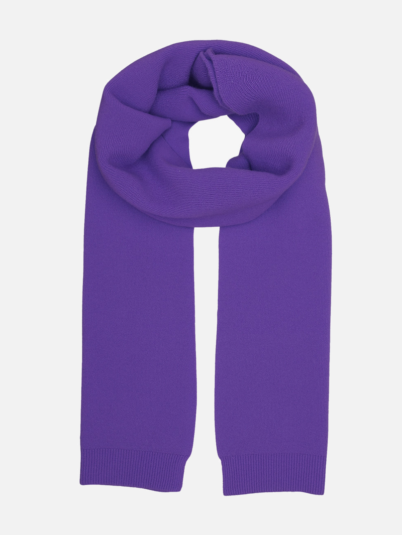 COLORFUL STANDARD Scarf Various Colors - Ultra Violet - Schal
