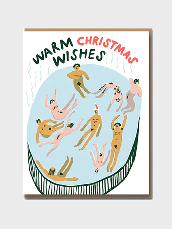 Warm Christmas Wishes Karte