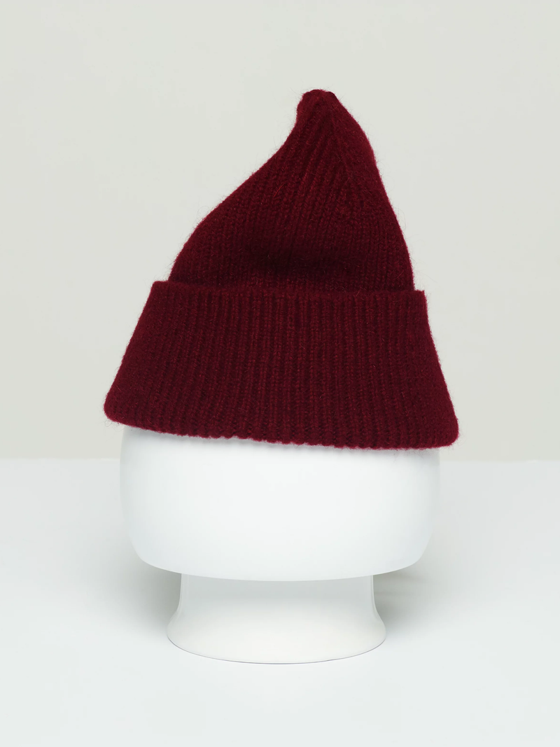 LE BONNET Beanie Wine Red - Beanie